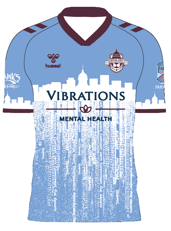 Hummel Youth Custom Capital East Jersey - Light Blue、mySite、noshort