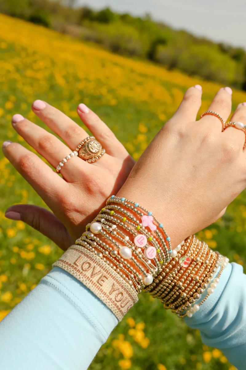 Pearl Poppi Beaded Bracelet- S/M、mySite、hinf8tx79