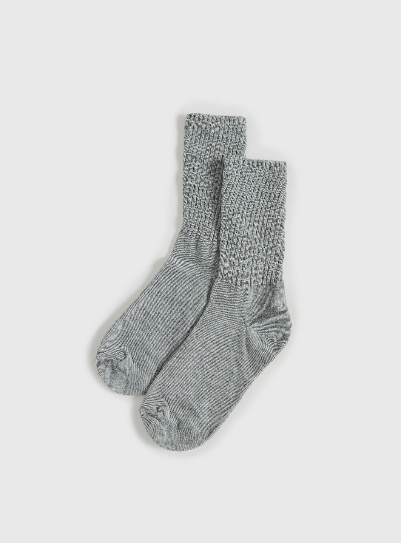 Sama Slouch Sock Grey、mySite、solidvoid