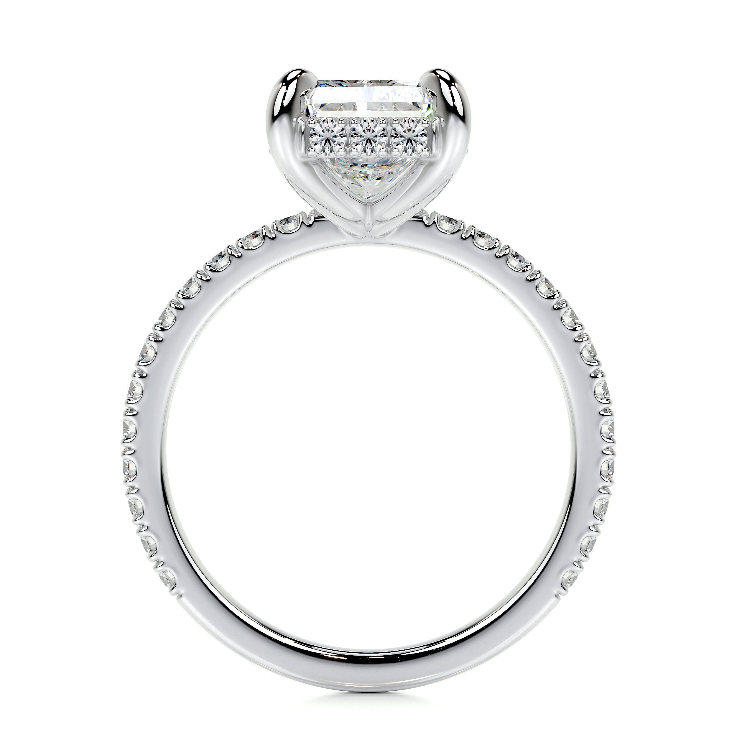 Luna Lab Grown Diamond Ring -18K White Gold、mySite、hinf8tx79