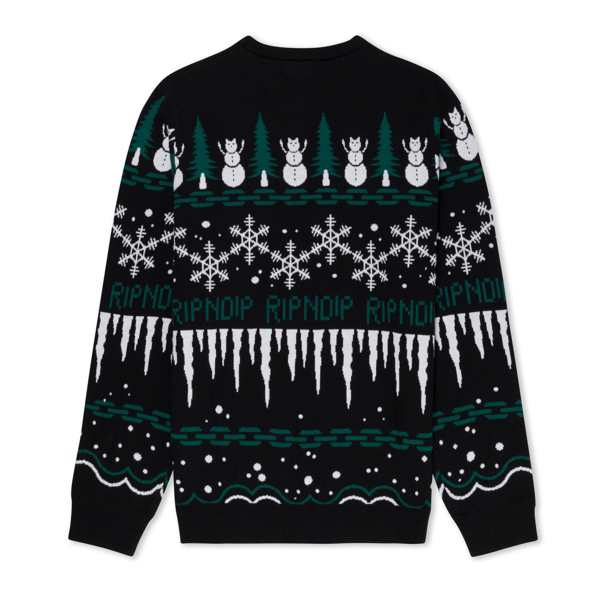  HoHoHo Knit Sweater (Black)、mySite、merchandisen
