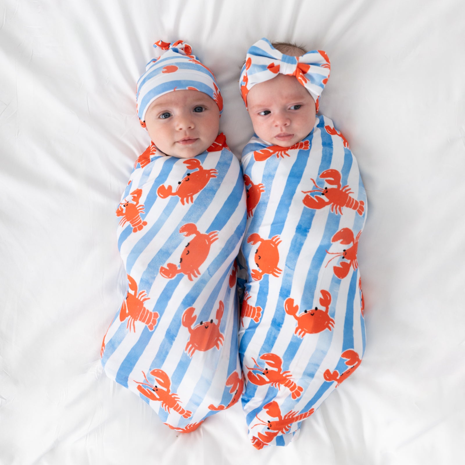  Crustacean Crew Swaddle & Hat Set、mySite、layawaytickets