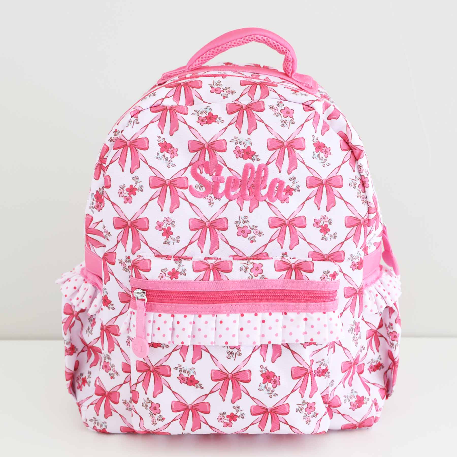  Kids Personalized Ruffle Backpack | Bow Besties、mySite、layawaytickets