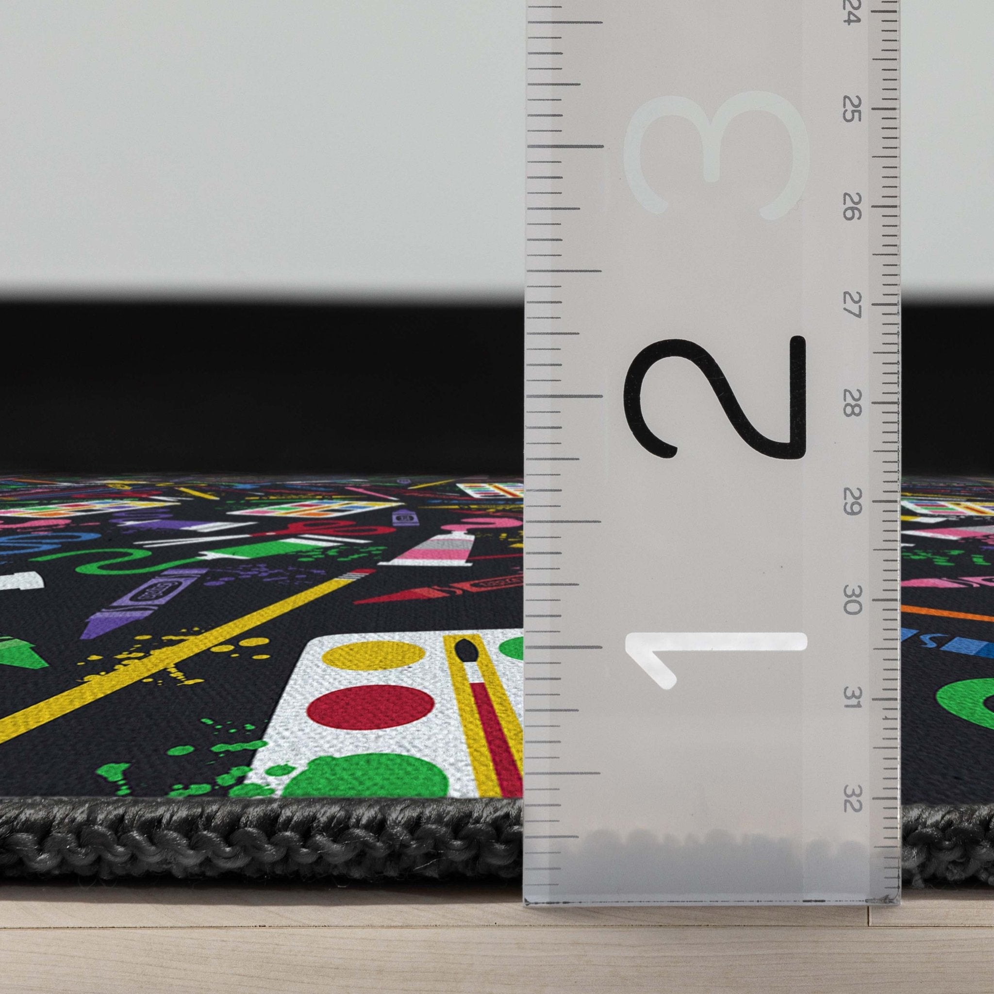 Crayola Art Supplies Black Area Rug By Well Woven、mySite、gigharbornorthrealestate