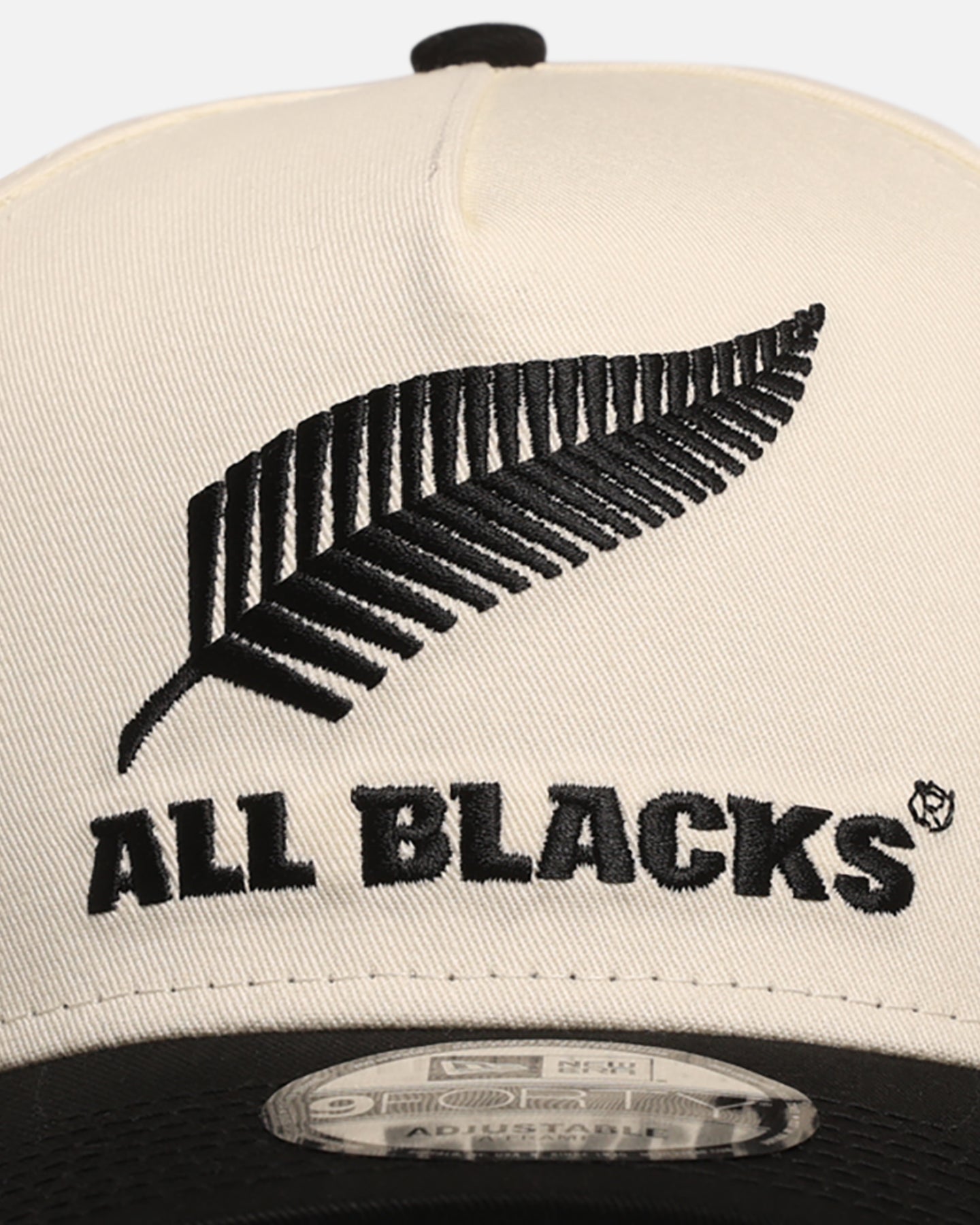 New Era New Zealand All Blacks 'All Blacks Collection' 9FORTY A-Frame Snapback Chrome White、mySite、zt4zffjzw
