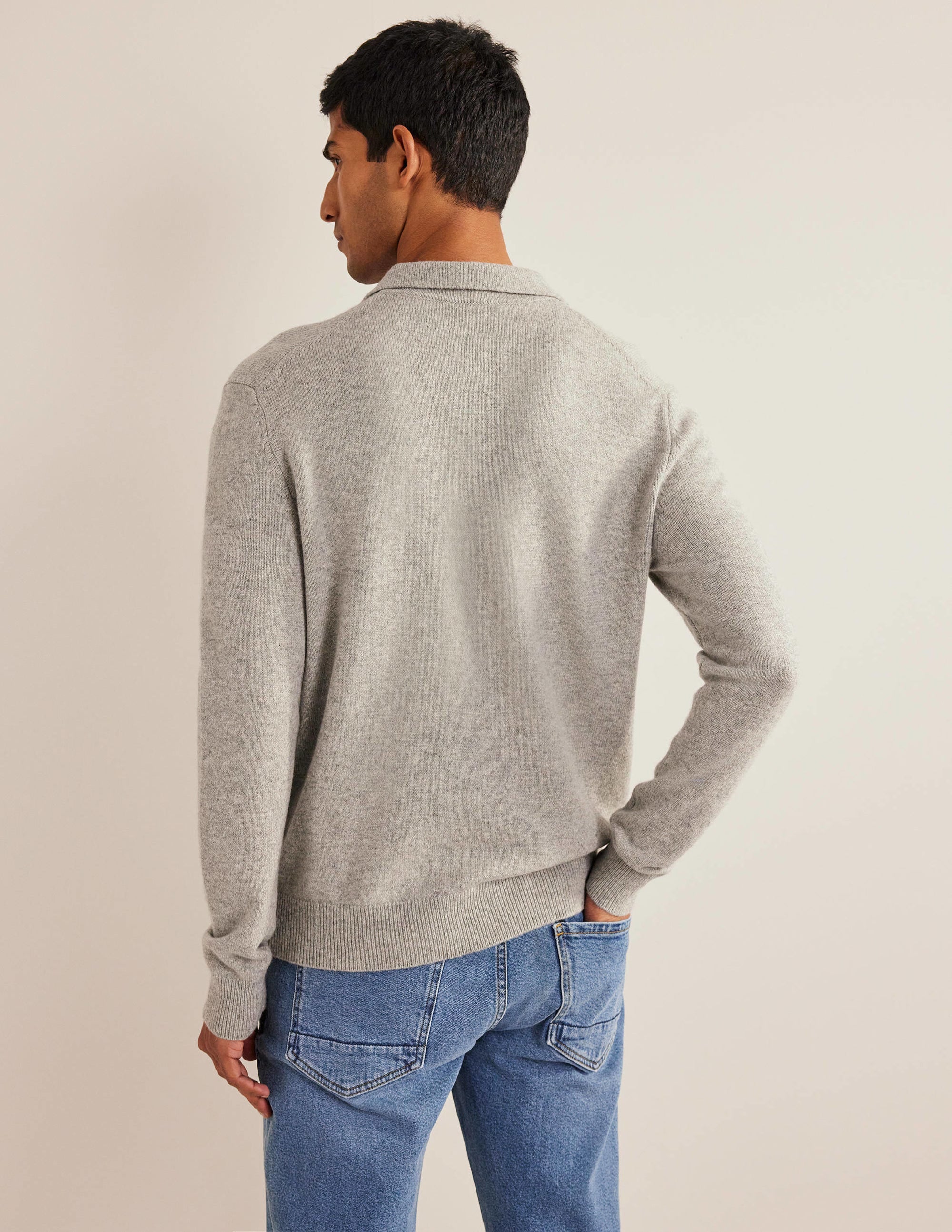 Collar Jumper-Light Grey Melange、mySite、ashleygrahame