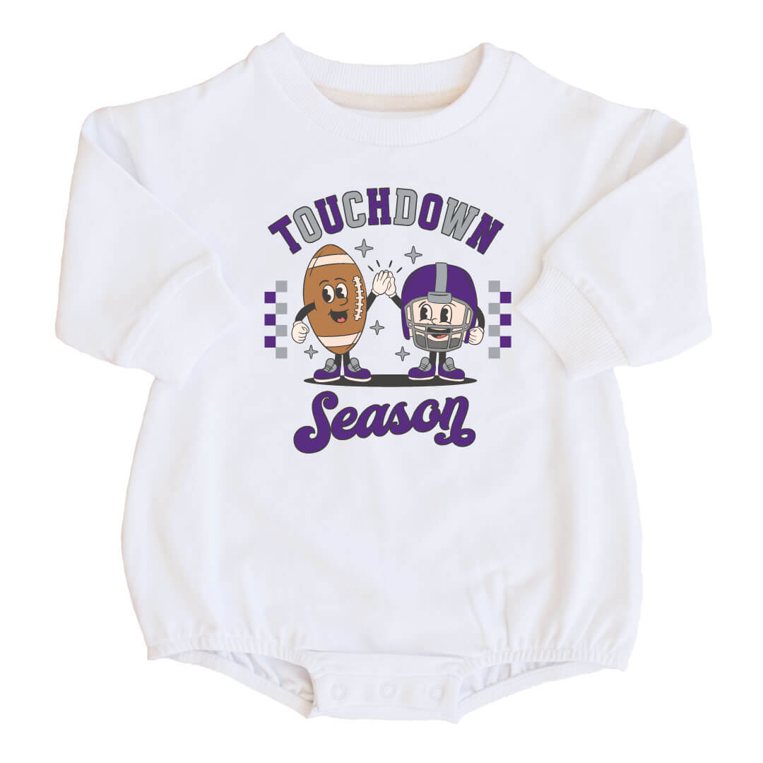  Texas Christian University | TCU Graphic Sweatshirt Bubble Romper、mySite、layawaytickets