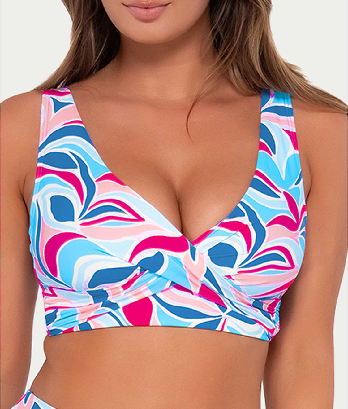  Printed Elsie Underwire Wrap Bikini Top、mySite、justintrudeaud