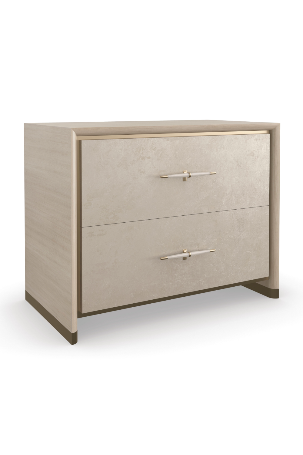 Beige 2-Drawer Nightstand | Caracole Hang Up、mySite、neckold