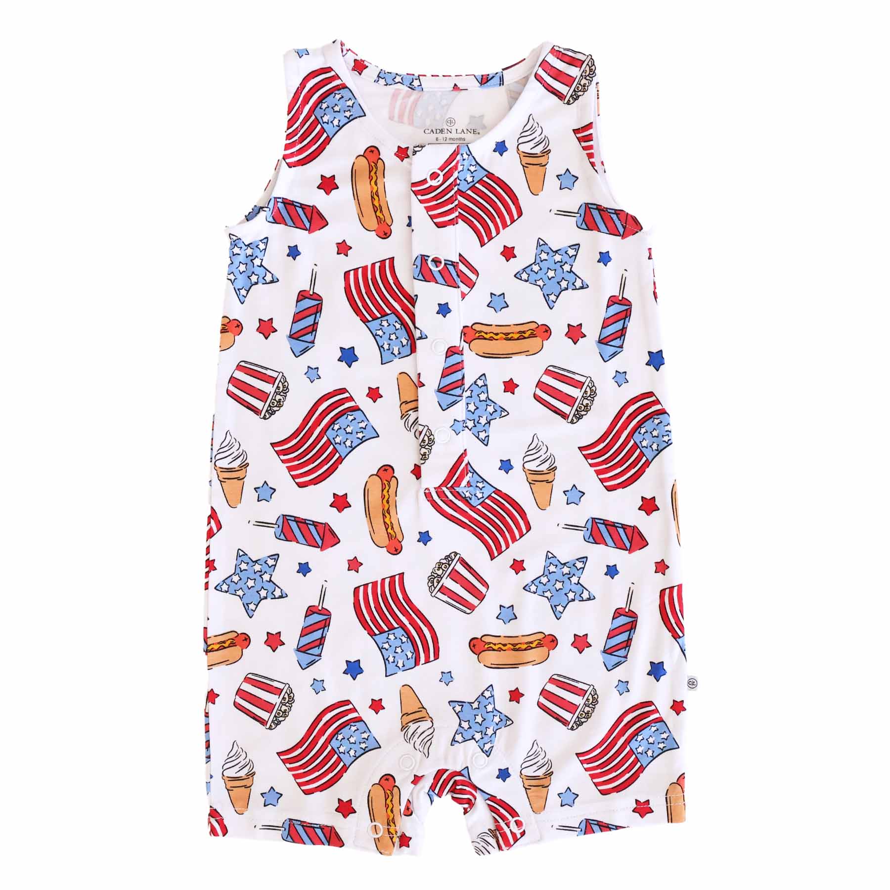  Sleeveless Snap Romper | Party in the USA Fireworks、mySite、layawaytickets