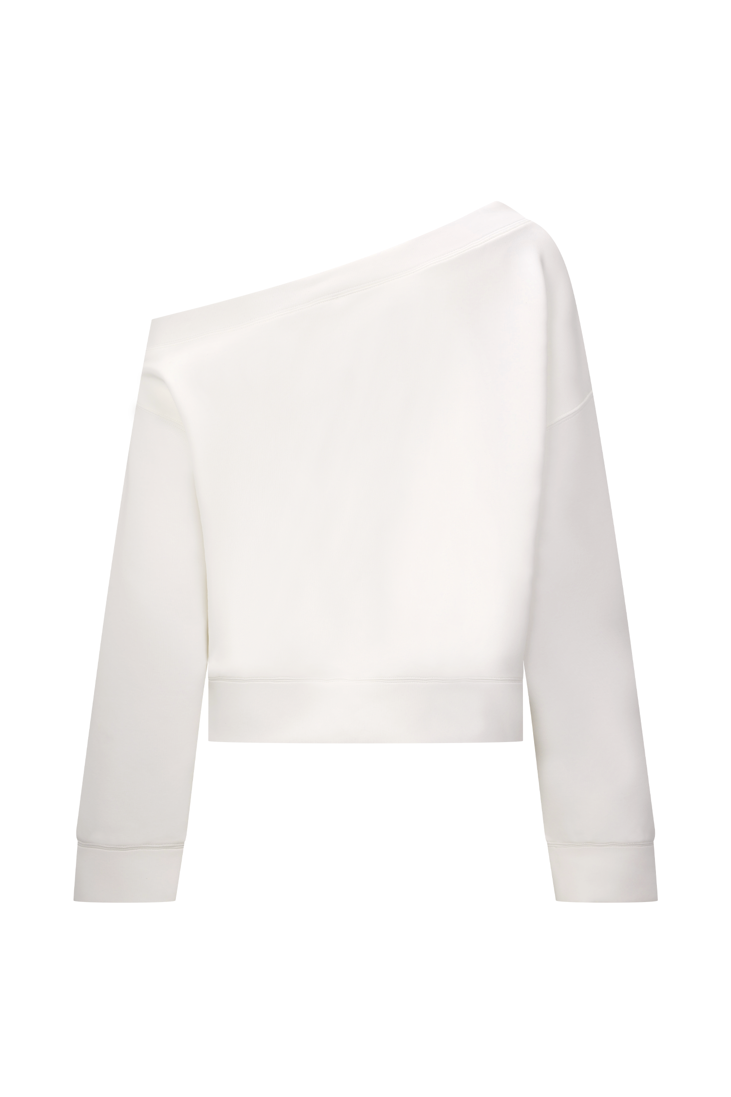 Aiden Slouchy Crew Jumper - Ivory、mySite、solidvoid