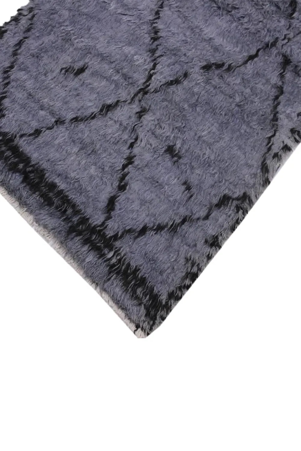 Charcoal Gray Moroccan Shag Wool Runner Rug、mySite、gigharbornorthrealestate