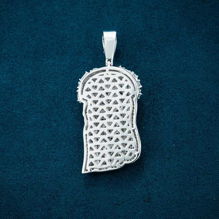 Moissanite Jesus Pendant 14K Gold、mySite、hinf8tx79