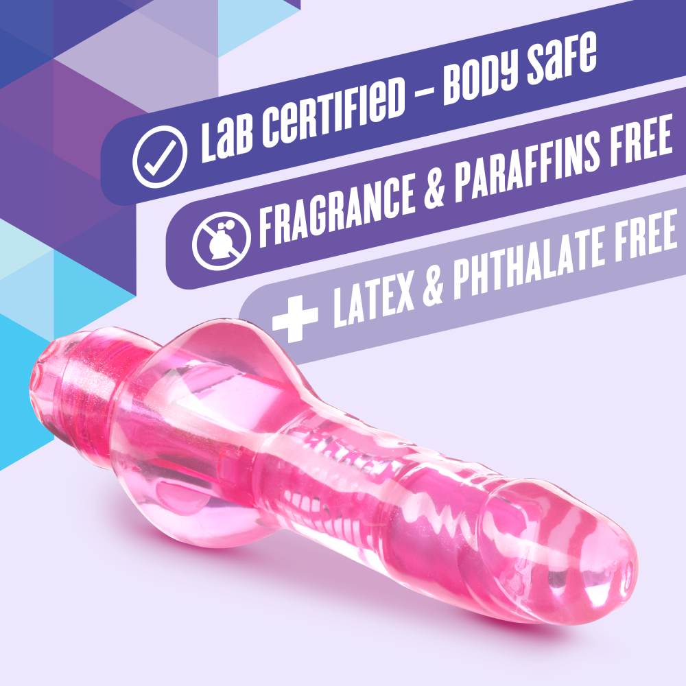 Naturally Yours By Blush® | Mr. Right Now Realistic Pink 6.5-Inch Vibrator、mySite、bottomscart