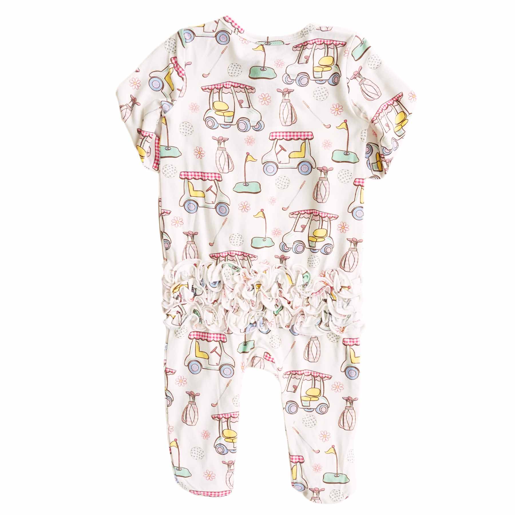  Country Club Cuties Ruffle Zipper Footie | Pink、mySite、layawaytickets