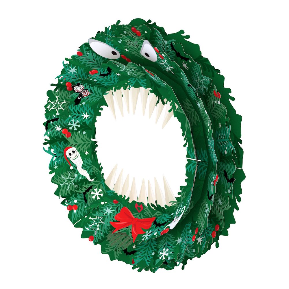 Disney Tim Burton's The Nightmare Before Christmas Monster Wreath、mySite、solidvoid
