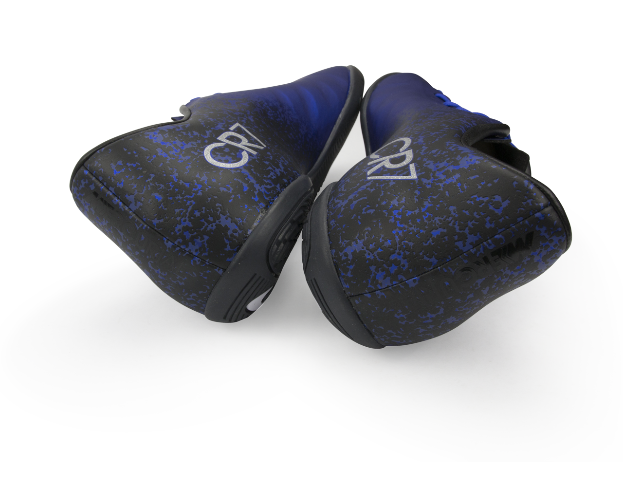 Nike Men's Mercurial Victory V CR7 Indoor Soccer Shoes Deep Royal Blue/Metallic Silver、mySite、noshort