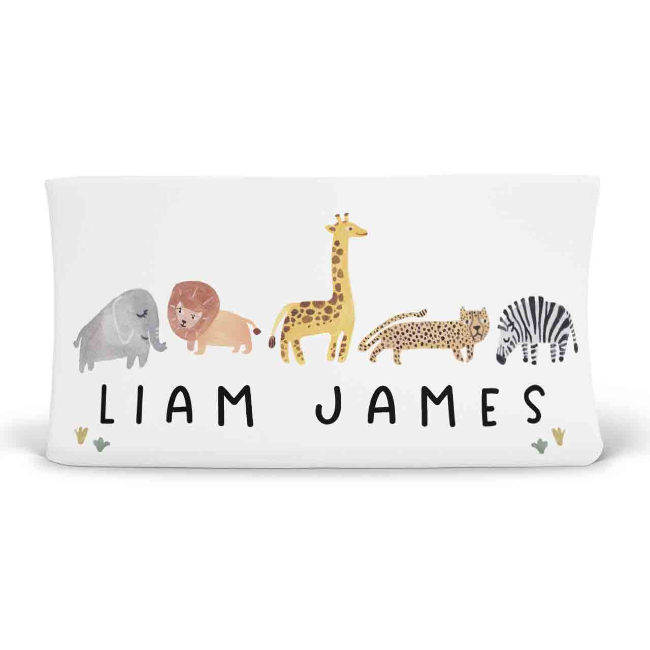  Safari Party Personalized Changing Pad Cover、mySite、layawaytickets