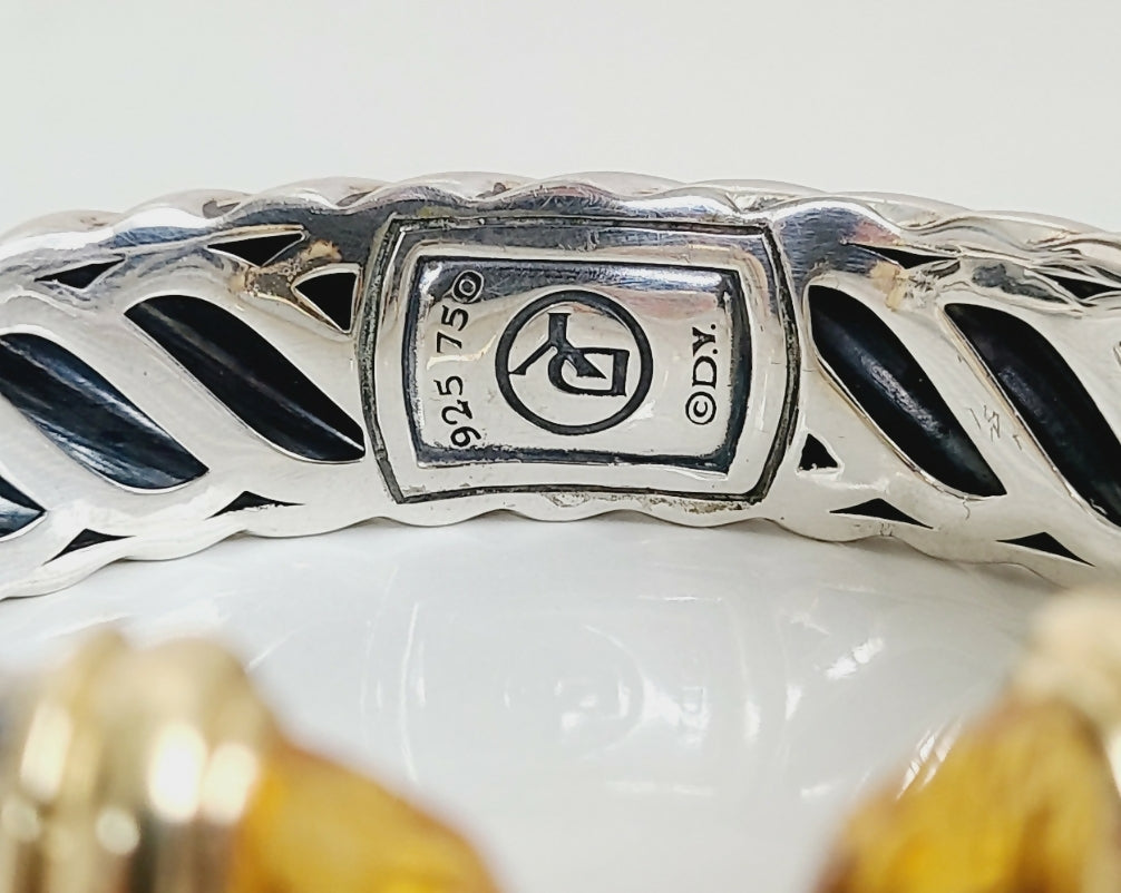 David Yurman Waverly Bracelet 15mm Citrine & 18K Gold、mySite、hinf8tx79