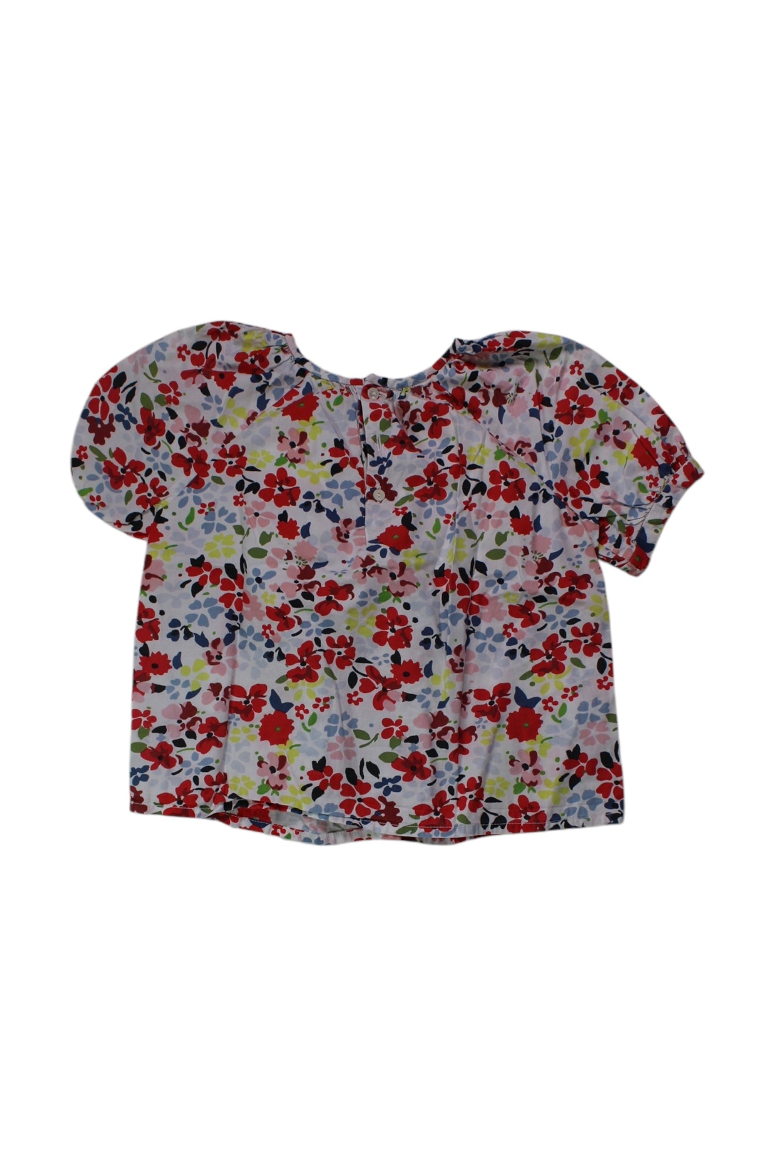 Bonpoint Floral Short Sleeve Top 4T、mySite、g9winljtr