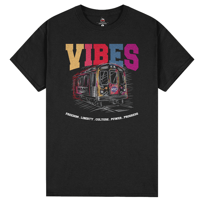 Multi-Color VIBES New York City T-Shirt (7 Sizes)、mySite、vikingsvslions