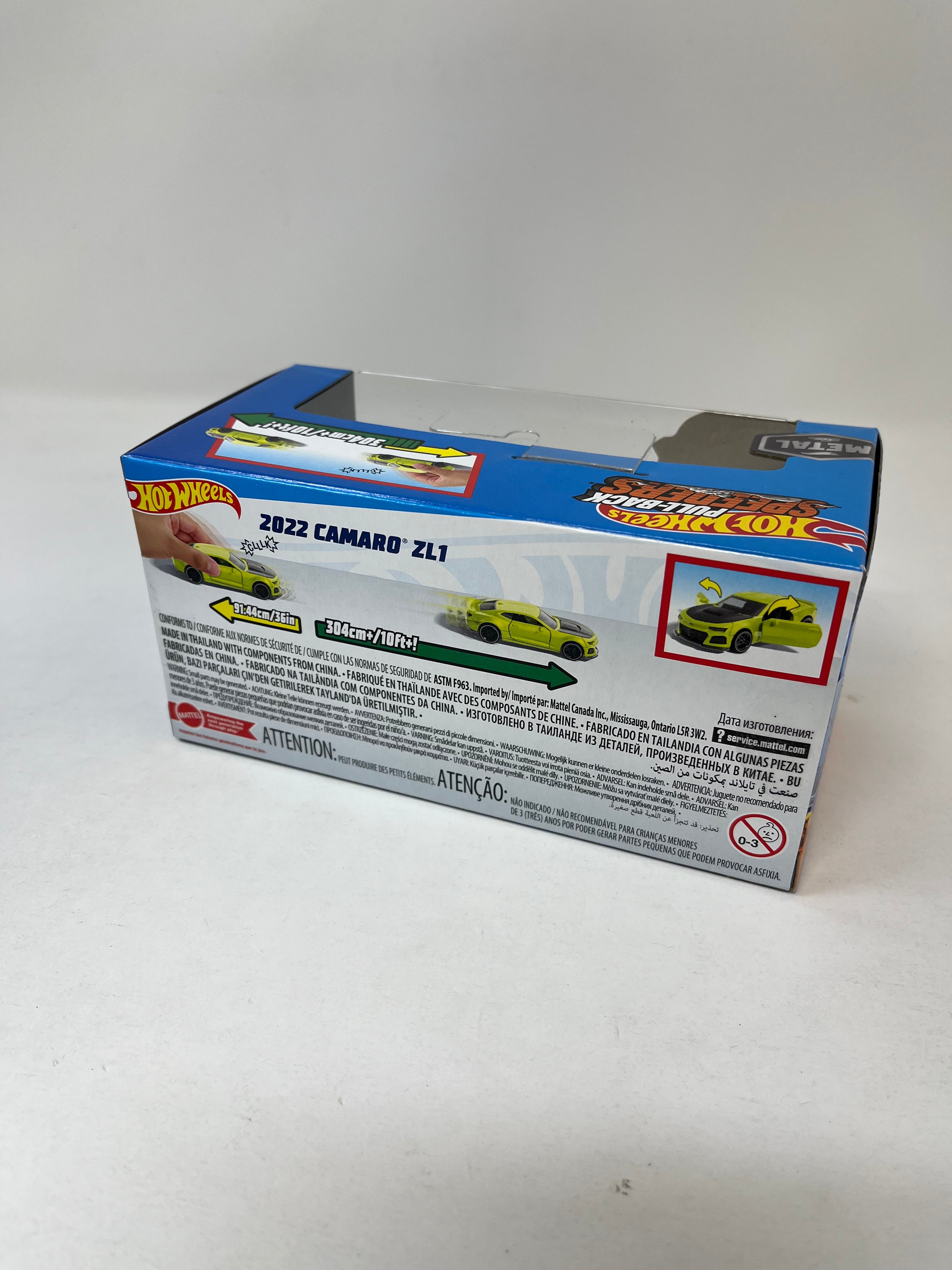 2022 Chevy Camaro ZL1 * Green * 2024 Hot Wheels Pull-Back Speeders 1:43 scale、mySite、hgirdovlk