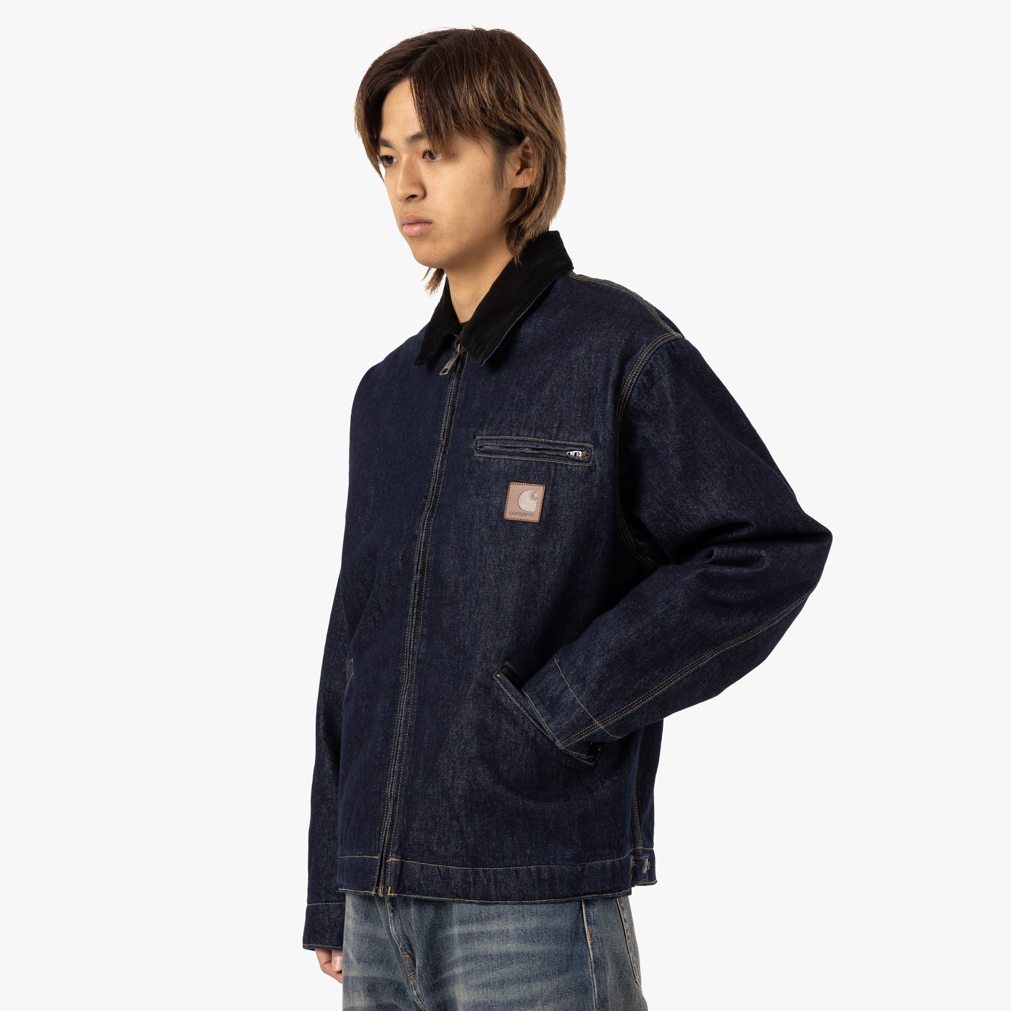  Carhartt WIP OG Detroit Jacket / Denim Blue / Black Rinsed、mySite、merchandisen