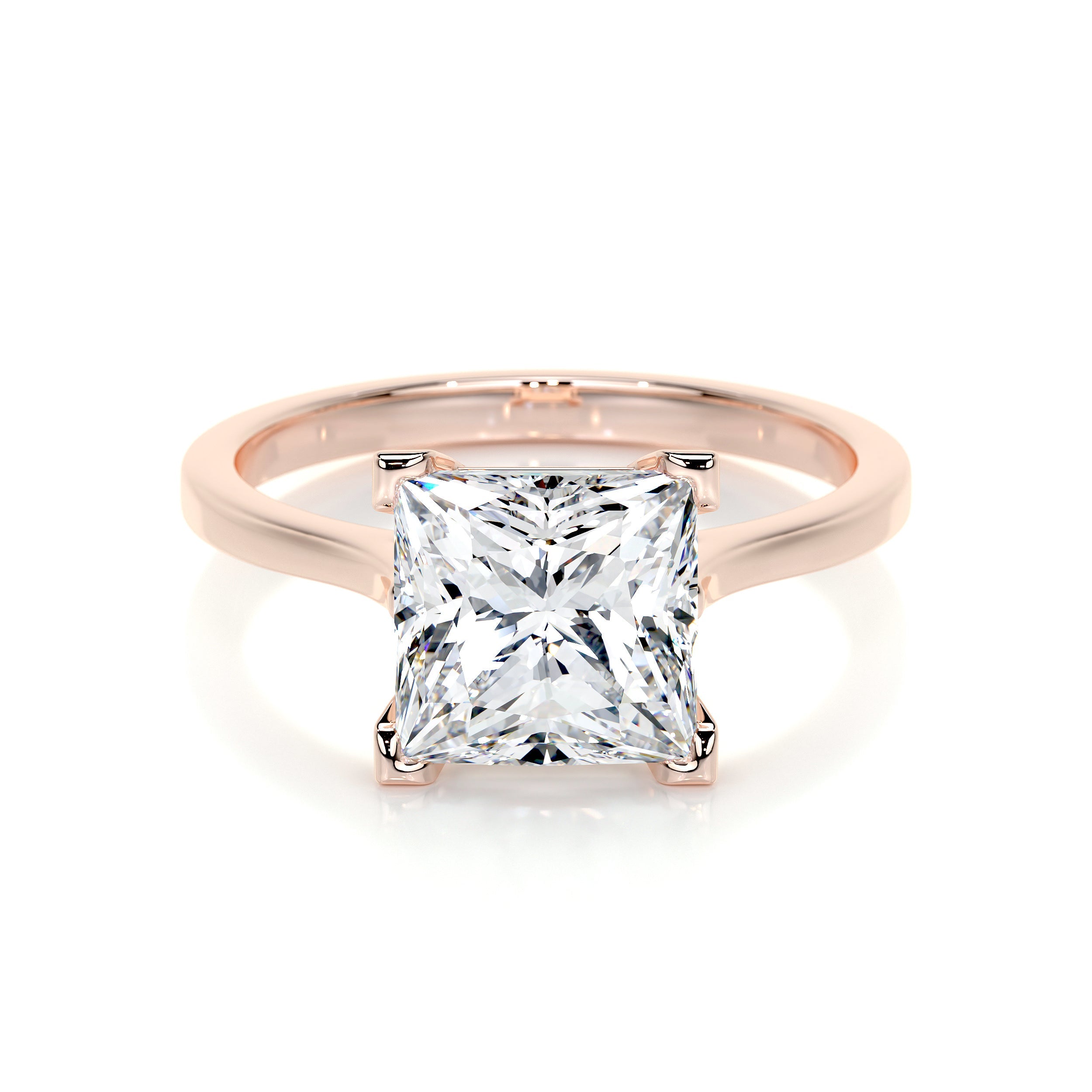 Ella Lab Grown Diamond Ring -14K Rose Gold、mySite、hinf8tx79
