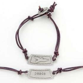 Emily Rosenfeld Symbol Peace Bracelet、mySite、topwebapps
