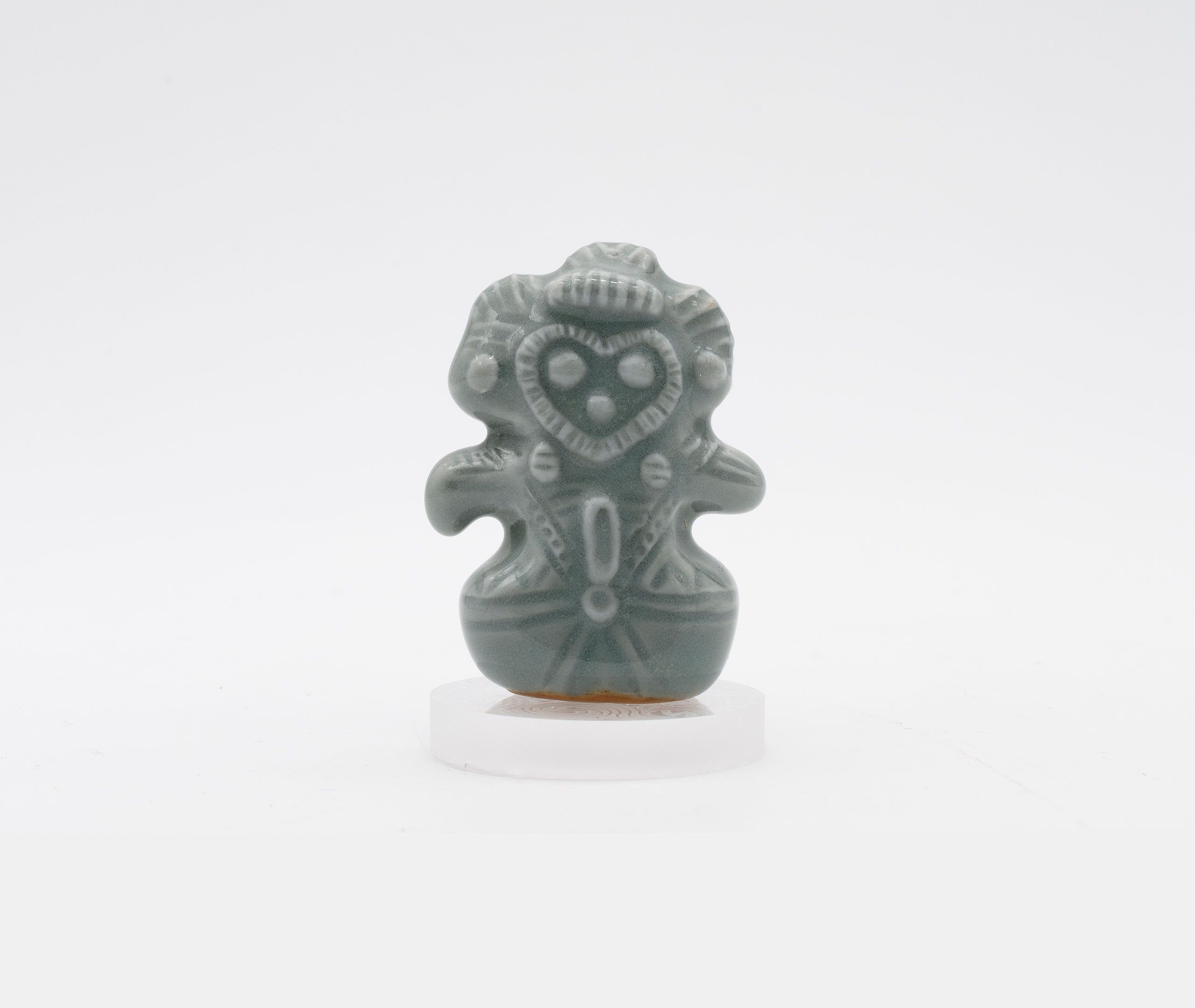 Jomon Dogu Figurine Owl - Blue、mySite、topwebapps