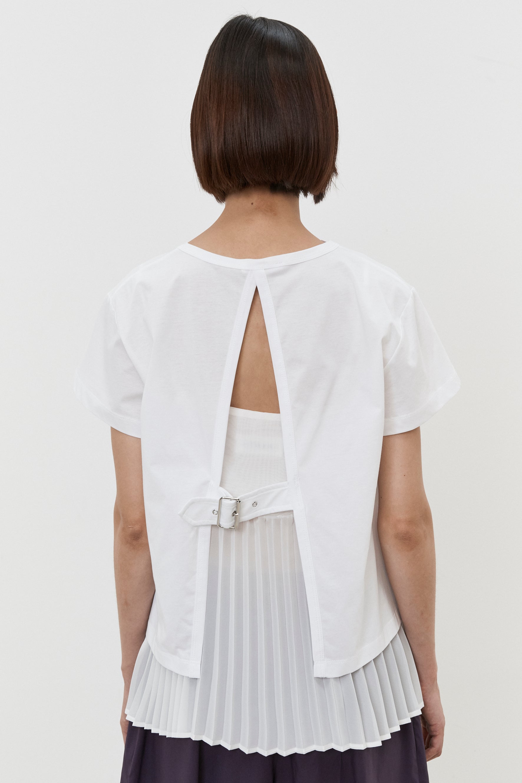 MEIMEIJ Open Back Tee Shirt - Final Sale、mySite、noshort
