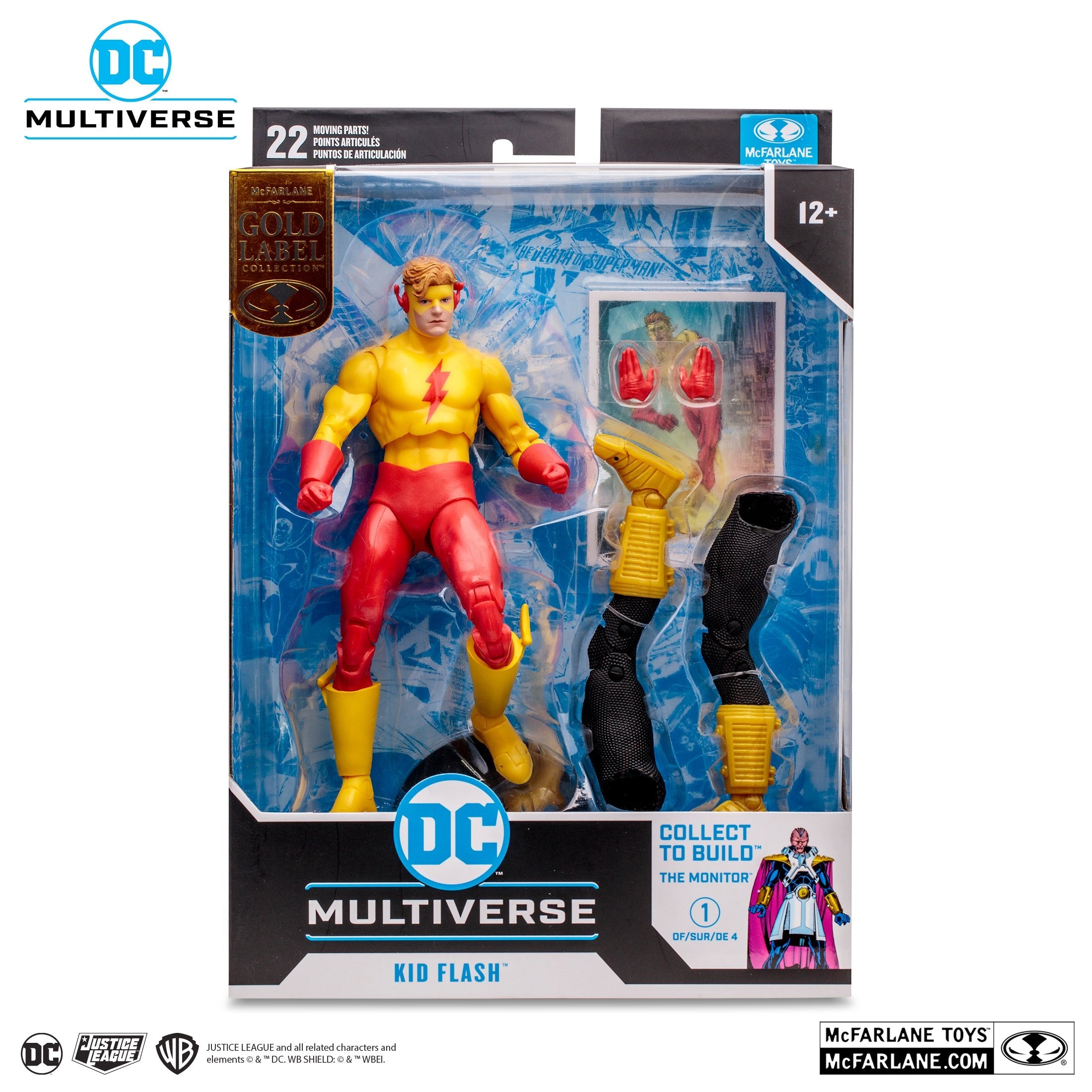 DC Multiverse Exclusive Gold Label Kid Flash (Crisis on Infinite Earths)、mySite、hgirdovlk