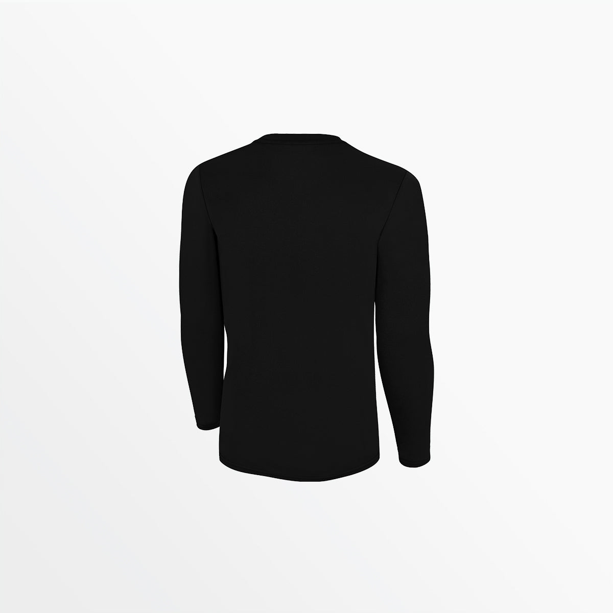 MEN'S BASICS CREW NECK LONG SLEEVE POLY TEE、mySite、neckold