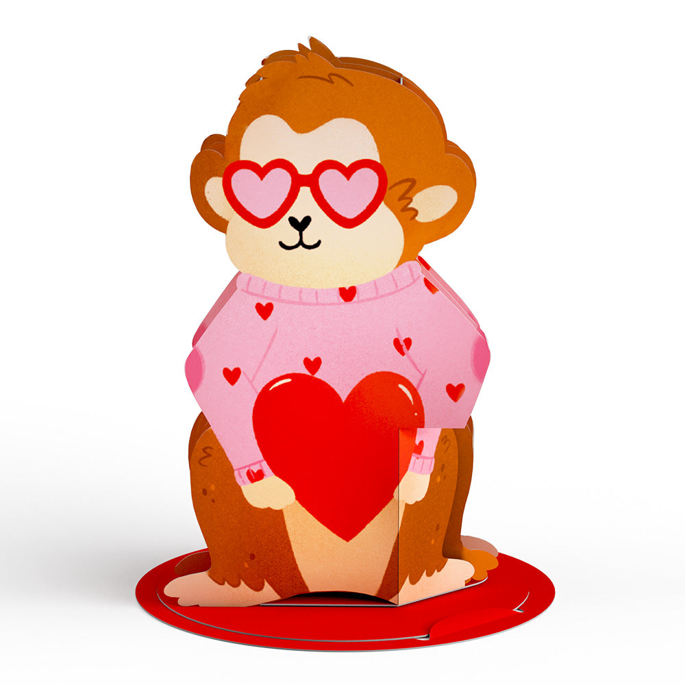 Valentine’s Day Safari Assorted Cards Kids Classroom 24-Pack、mySite、solidvoid