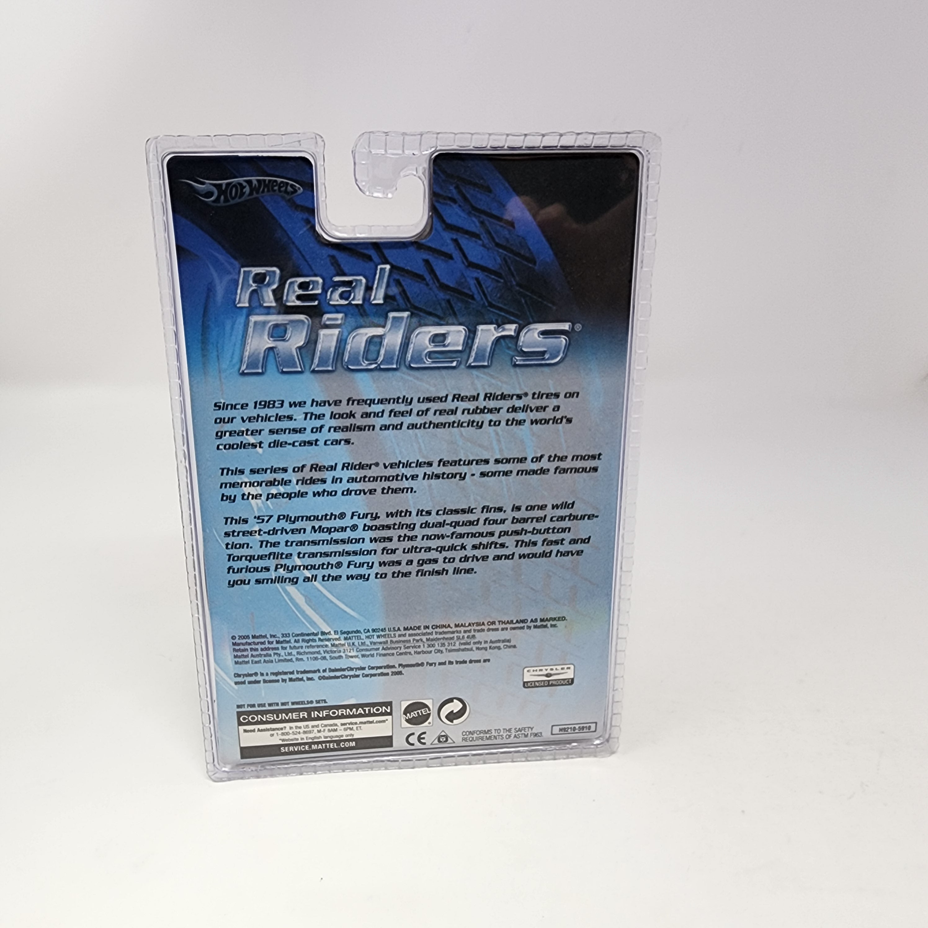 '57 Plymouth Fury * Hot Wheels Real Riders Series、mySite、hgirdovlk