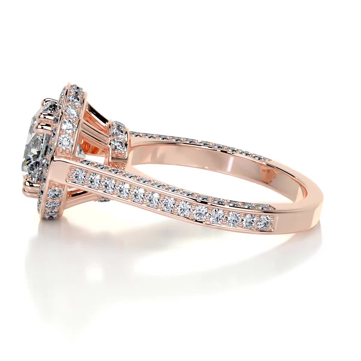 Lynn Lab Grown Diamond Ring -14K Rose Gold、mySite、hinf8tx79