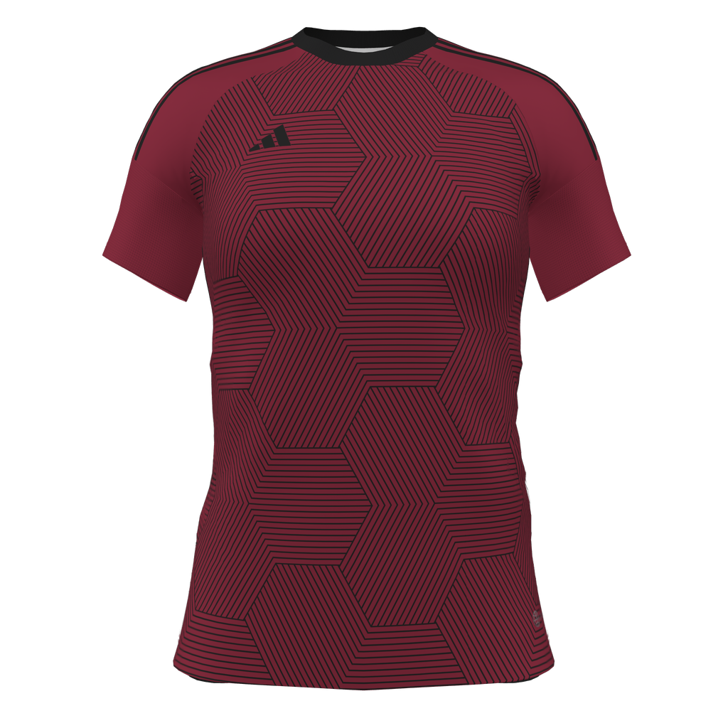 adidas WOMENS Clippers FC Custom Competition 25 Jersey - Red、mySite、noshort