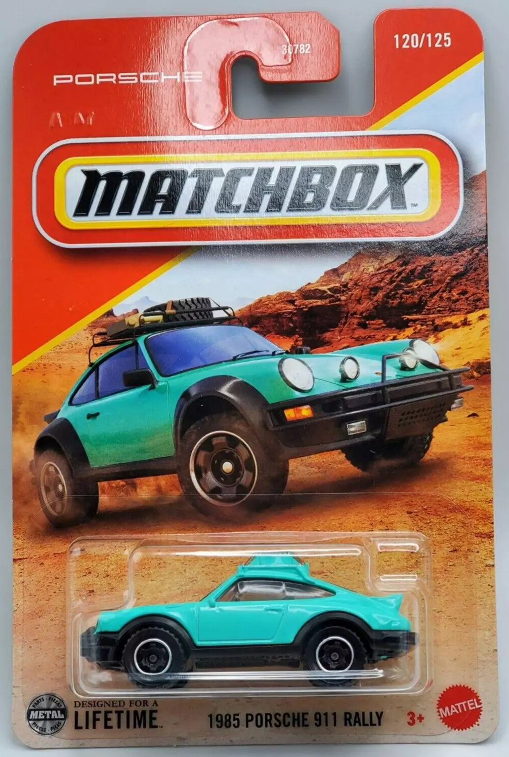 1985 Porsche 911 Rally #120 * Aqua * 2025 Matchbox Basic Case E、mySite、hgirdovlk