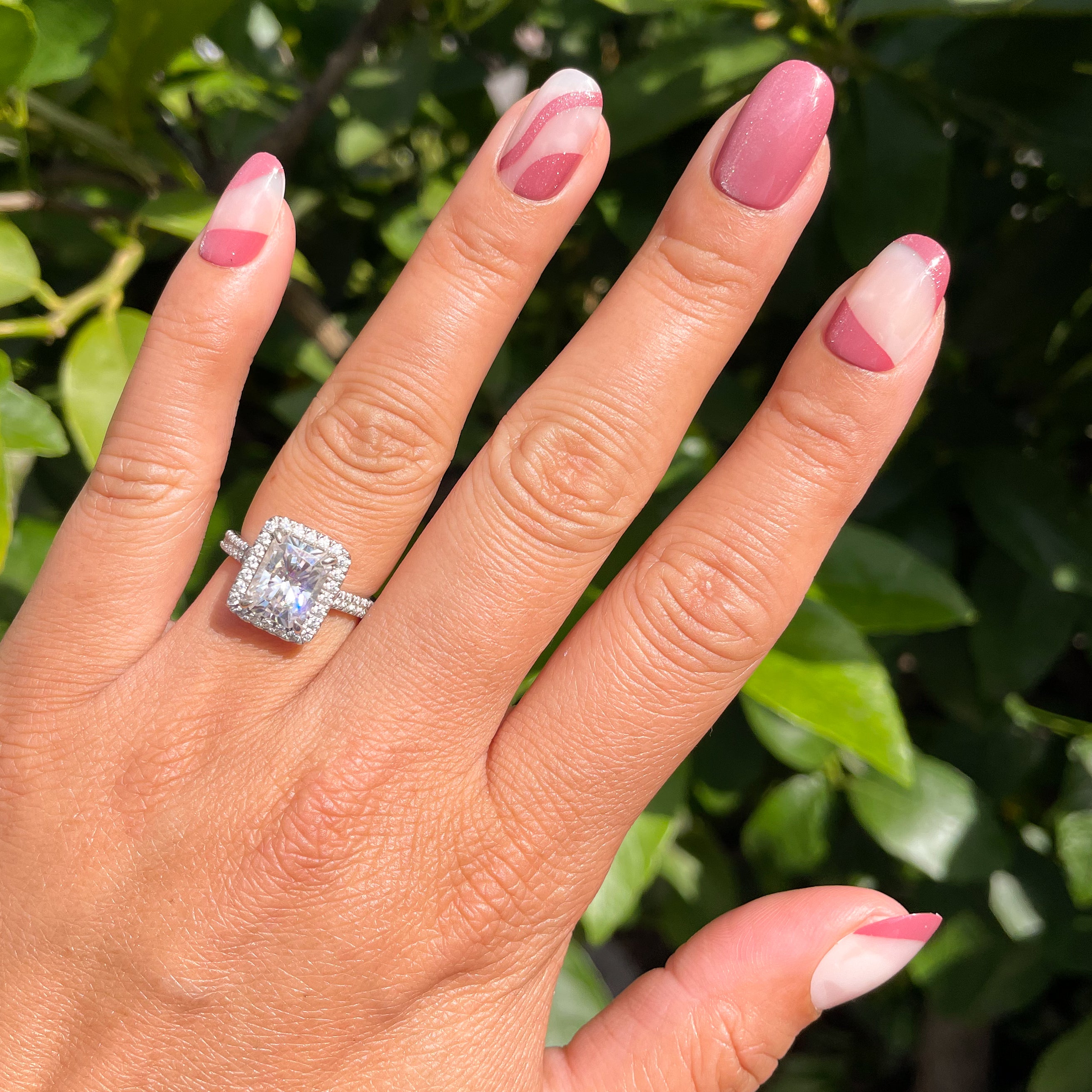 Velvet Swirls Fig Ranch - Press-On | Short | Round、mySite、solidvoid