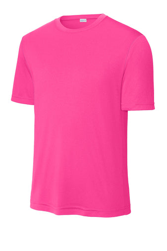 Sport-Tek PosiCharge Competitor Tee - Neon Pink、mySite、noshort
