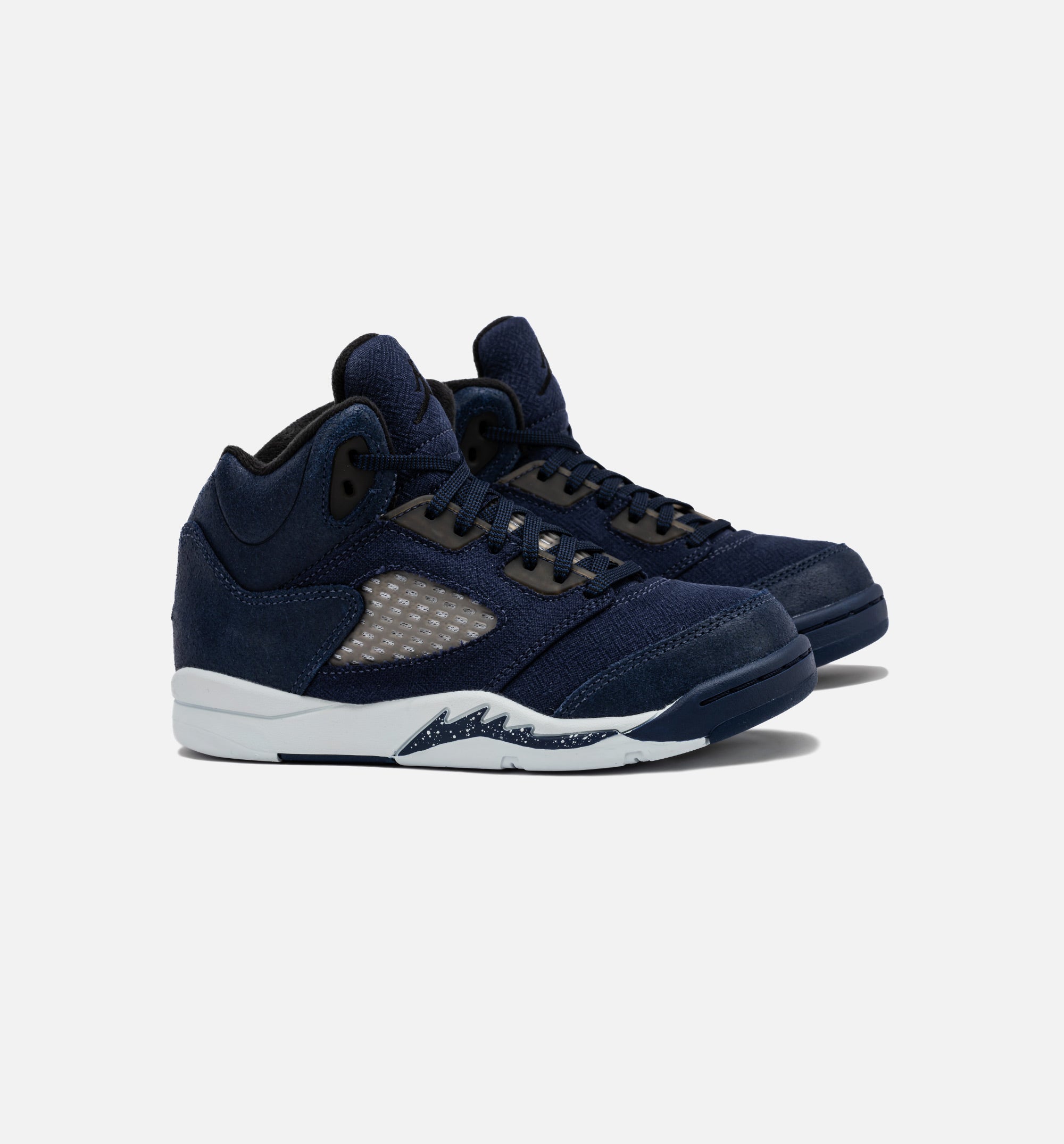 Air Jordan 5 Retro Midnight Navy Preschool Lifestyle Shoe - Midnight Navy/Black/Football Grey、mySite、dreamappss