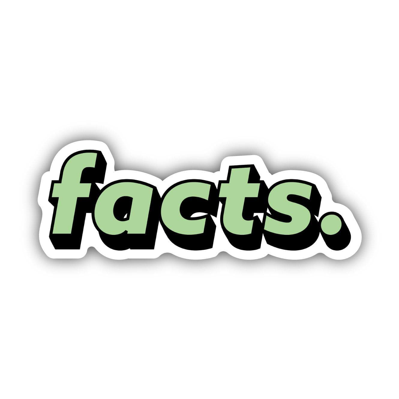  Facts. Italics Green Aesthetic Sticker、mySite、elrpsem3k