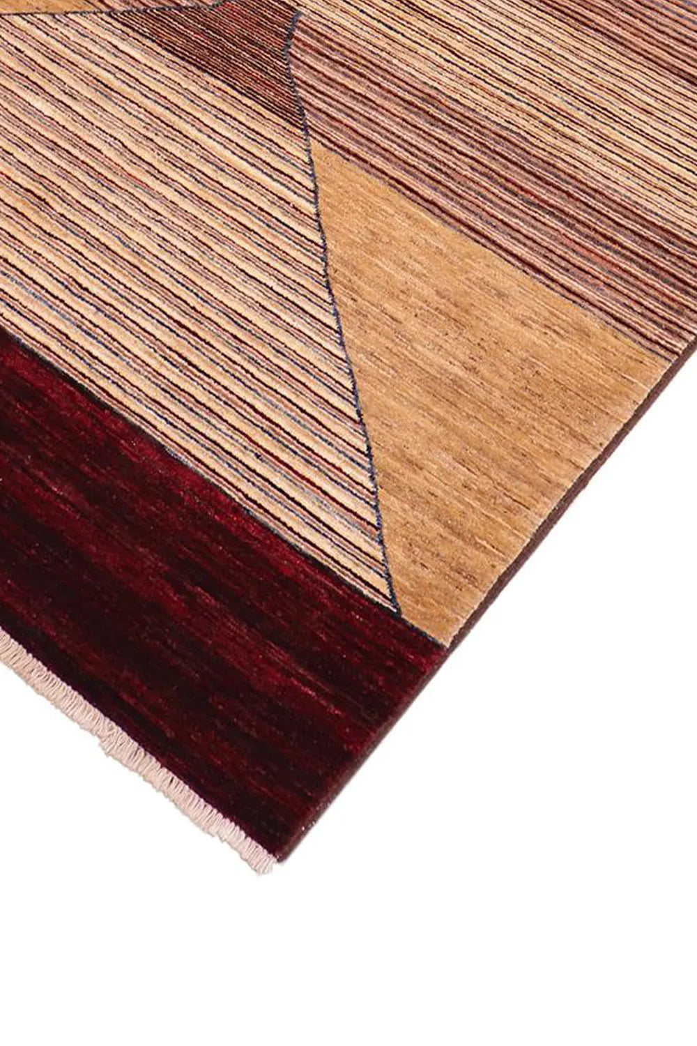 Burgundy and Gold Horizon Hand Knotted Wool Rug、mySite、gigharbornorthrealestate