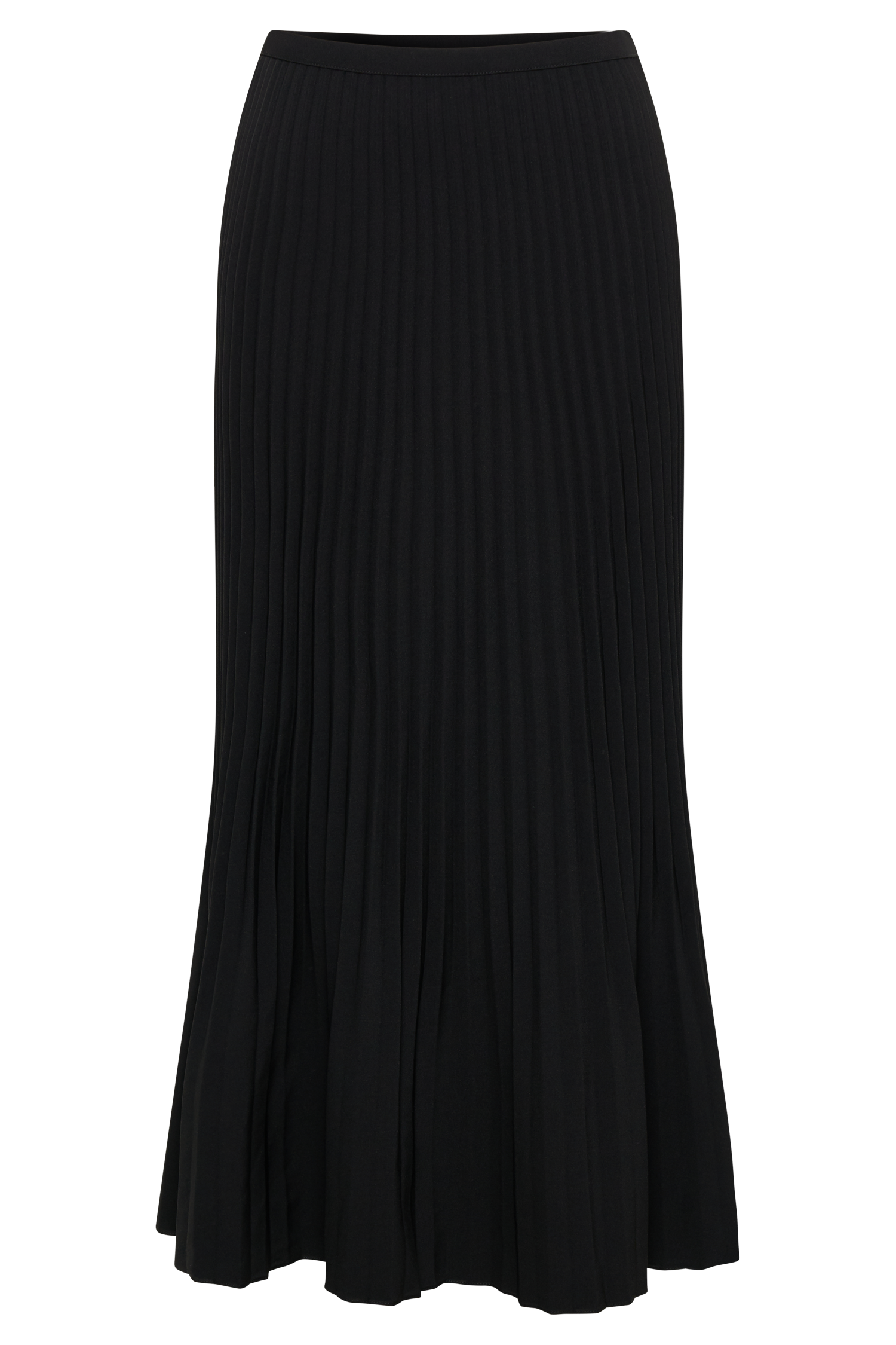 Twyla Pleated Suiting Maxi Skirt - Black、mySite、solidvoid