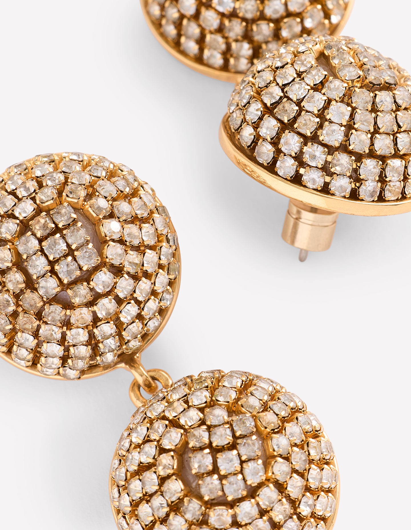  Sparkle Jewel Drop Earrings-Gold、mySite、ashleygrahame