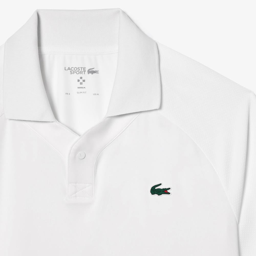 Lacoste Men's Medvedev Ultra-Dry Polo - White