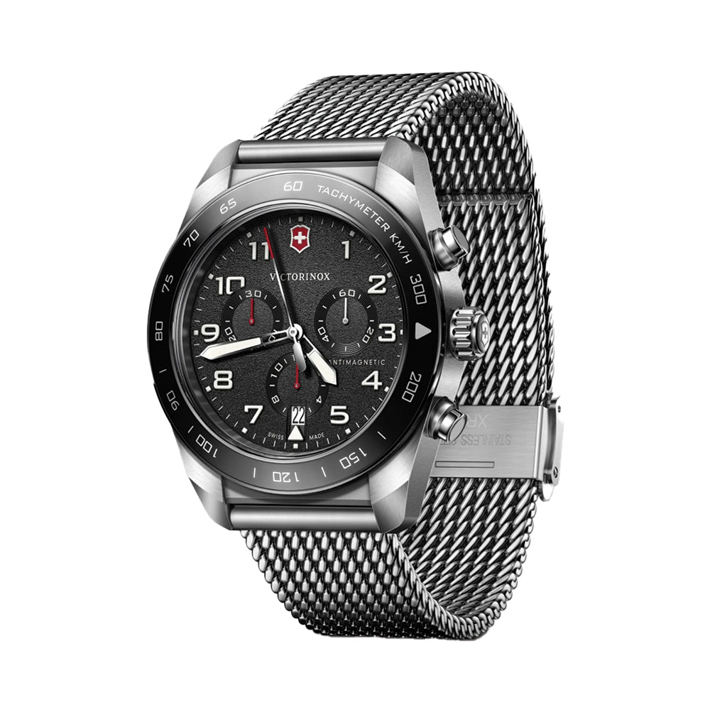 Swiss Army Chrono Quartz 42mm - Black on Bracelet、mySite、botmansion