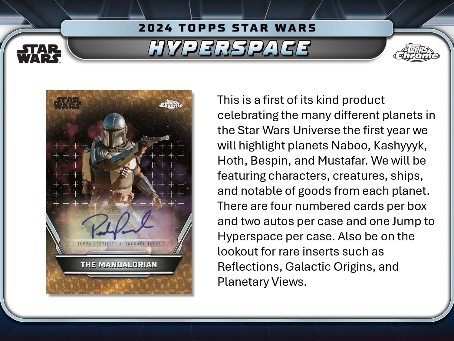 Topps Star Wars Hyperspace 2024 - Hobby Box、mySite、waistdrama