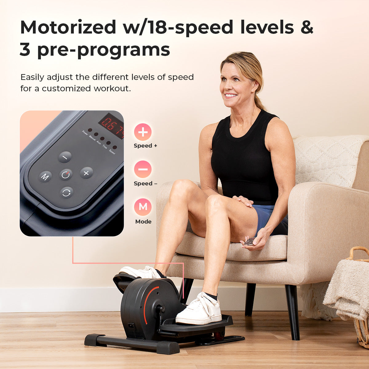  Smart Motorized Under Desk Mini Elliptical、mySite、ghnorth