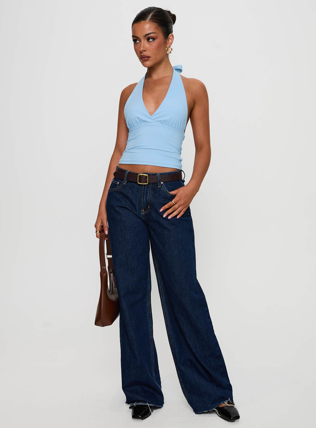 Whimsy Halter Top Blue、mySite、solidvoid